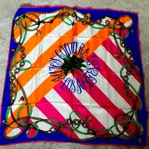 Juicy couture silk scarf